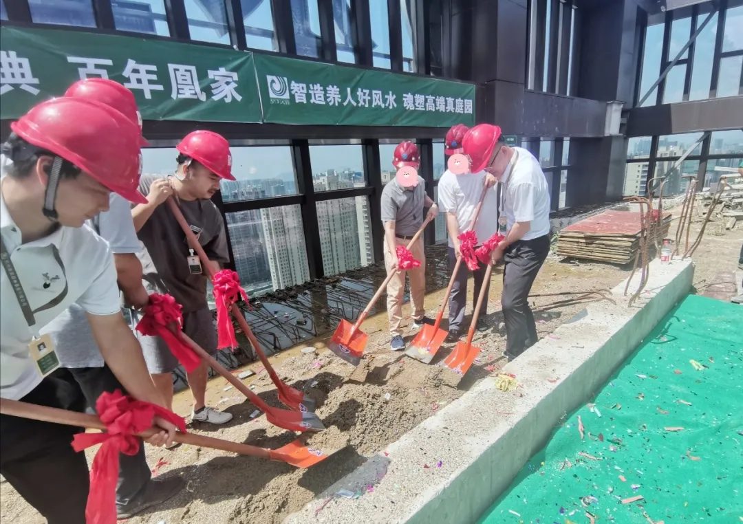 吉日·吉时丨首个设计与营造的纯中式屋顶花园顺利开工